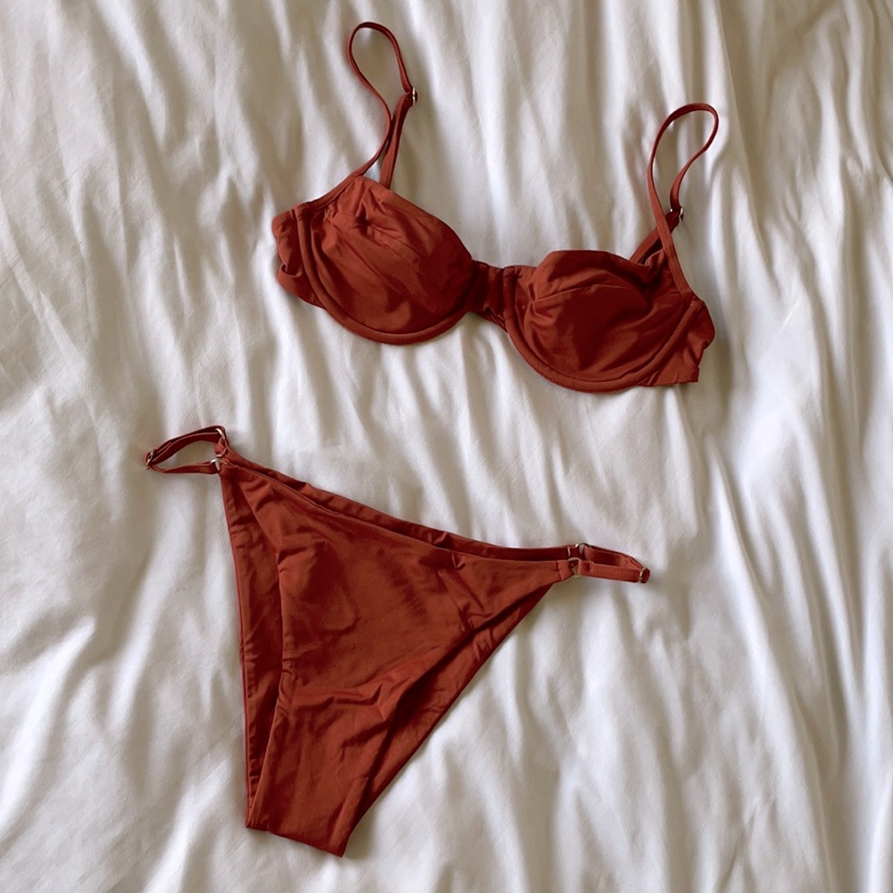 SOLD Monday Swimwear Terracotta Bikini